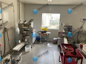 老客戶回購(gòu)《JGB-210餃子機(jī)》師傅上門(mén)已上門(mén)調(diào)試安裝完成