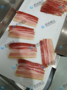 多功能熟肉切片機，切2mml臘肉片片厚薄均勻效果贊!